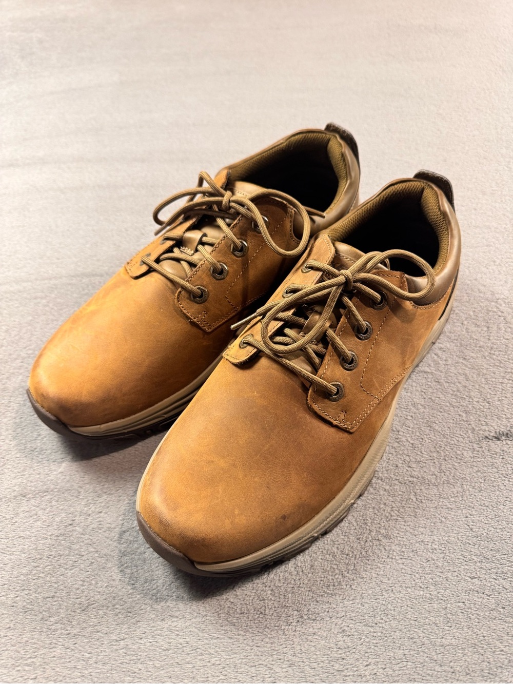 Skechers Men's Knowlson Leland Oxfords- Desert Brown